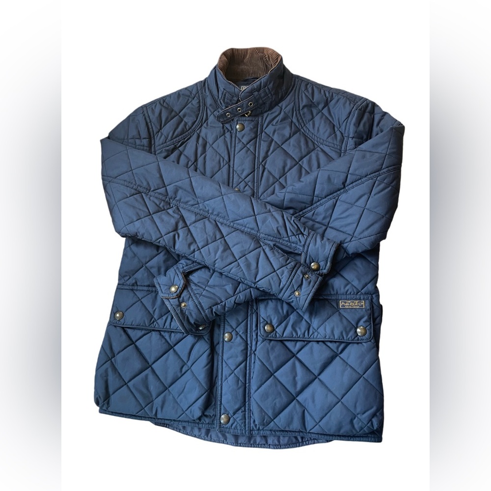 Polo by Ralph Lauren Men's Blue Quilted Jacket